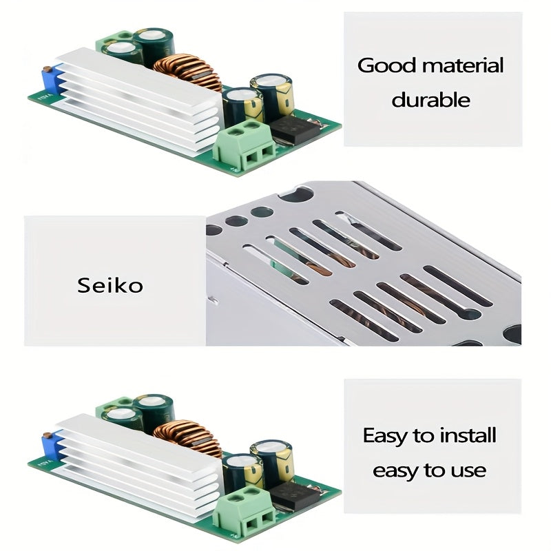 Adjustable DC-DC Buck Converter 8-60V to 1-36V 200W Power Module