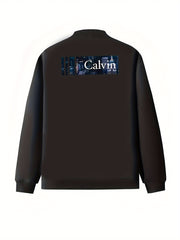 Plus Size Women's Casual Jacket Polyester Blend Long Sleeve Pockets Spring Fall