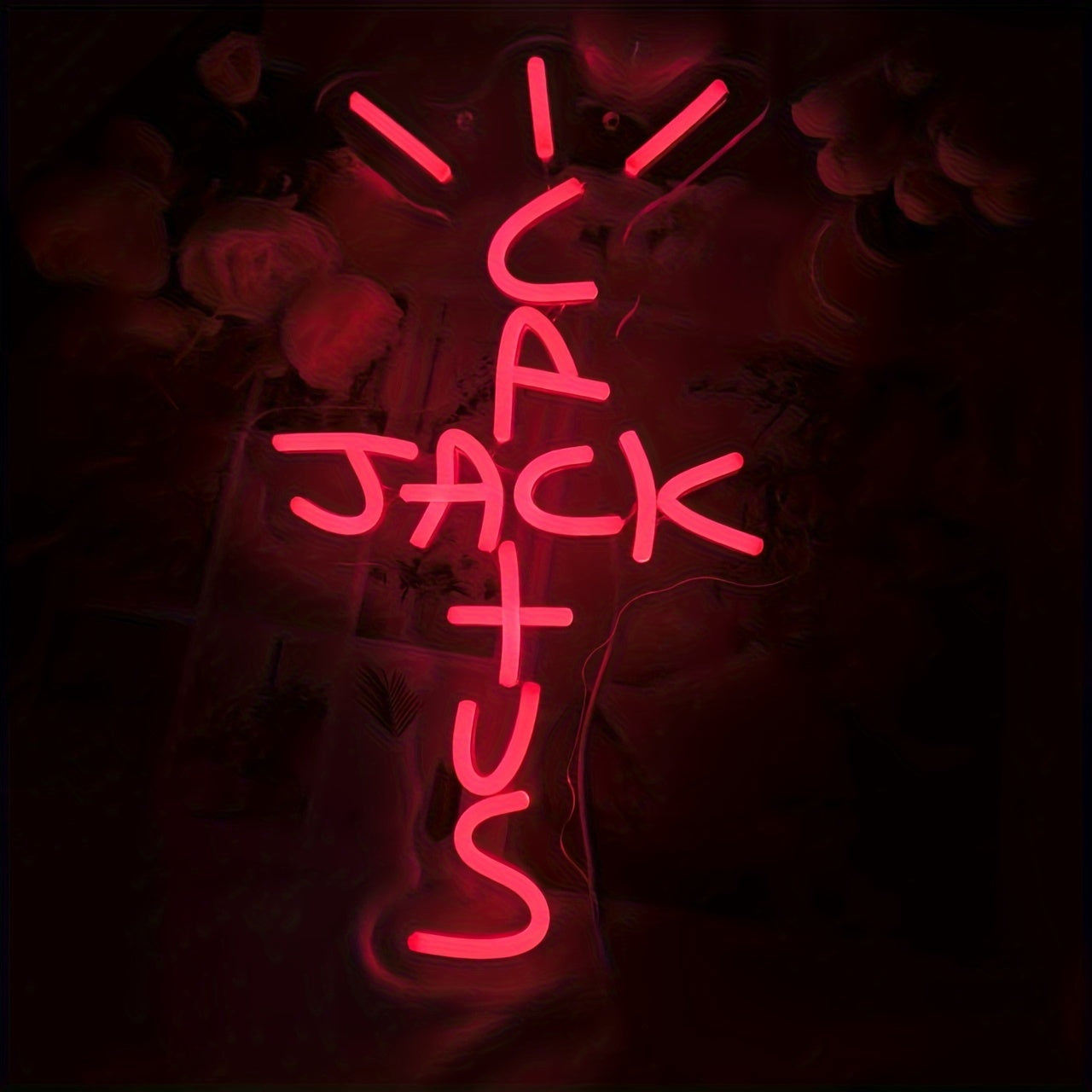 USB Powered Neon Jack Sign Wall Decor for Bedroom Home Bar Party Switch Control