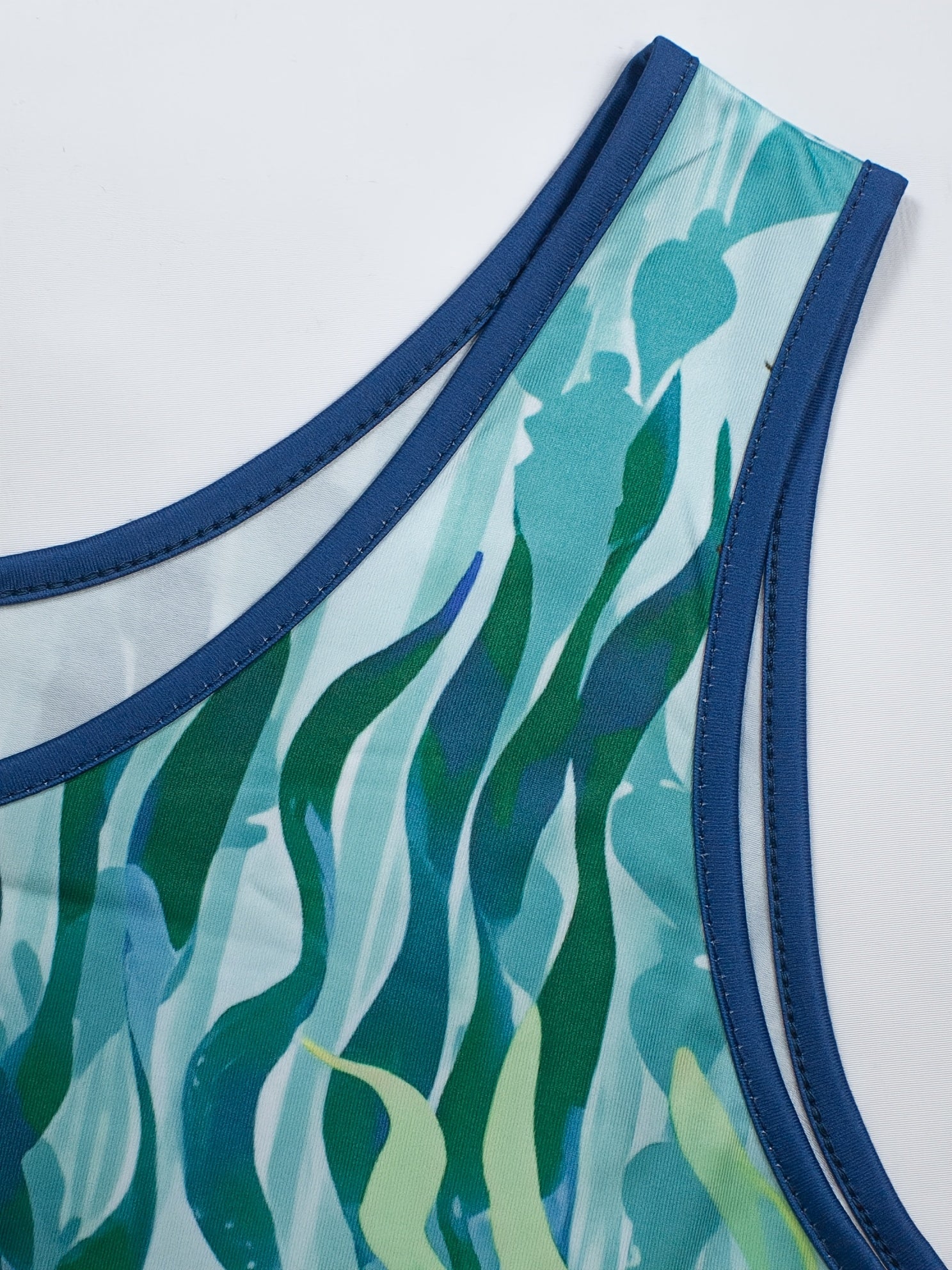 Women's Sleeveless Jumpsuit Ocean Animal Print Casual Beachwear