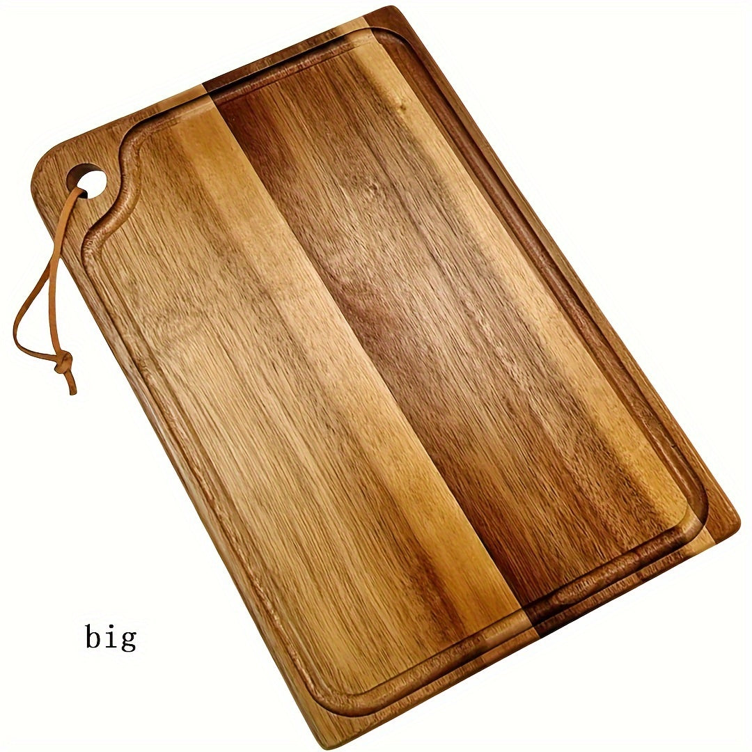 Premium Wooden Cutting Board for Meat Cheese Bread Vegetables Kitchen Accessory
