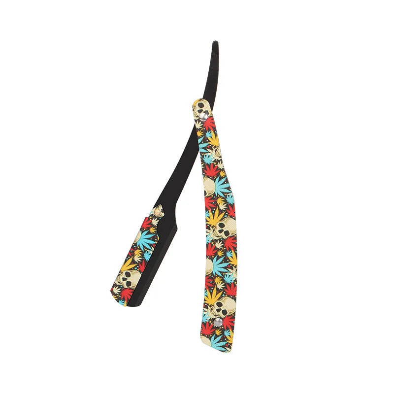 Мужской стальной прямой бритва профессиональный складной триммер для стрижки волос парикмахера