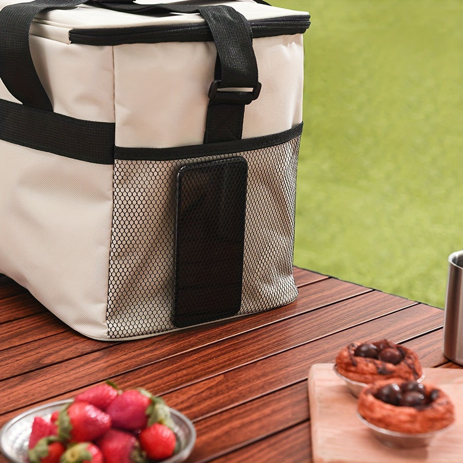 Portable Thermal Bento Bag for Food Delivery and Lunch, Large Capacity Insulated Tote