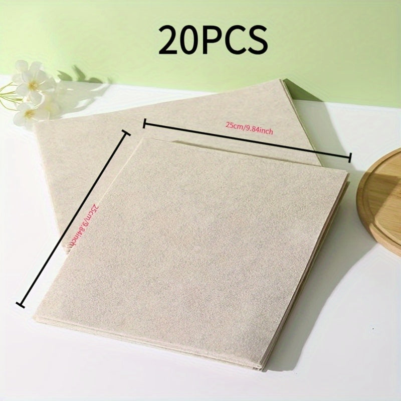 Set of 50 Luffa Rag Cleaning Cloths 20-Pack Non-Oil Stick Polyester Kitchen Towels