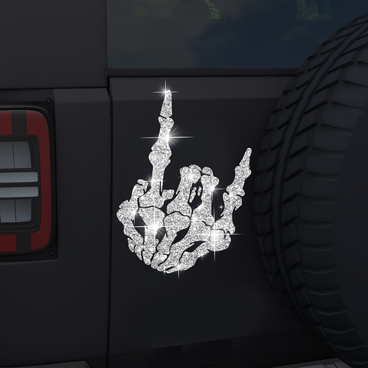 Avtomobil Suyak Qobiq Yopishtirishi Dekali Bling Motosikl Parda Avtomobil Laptop Dekor