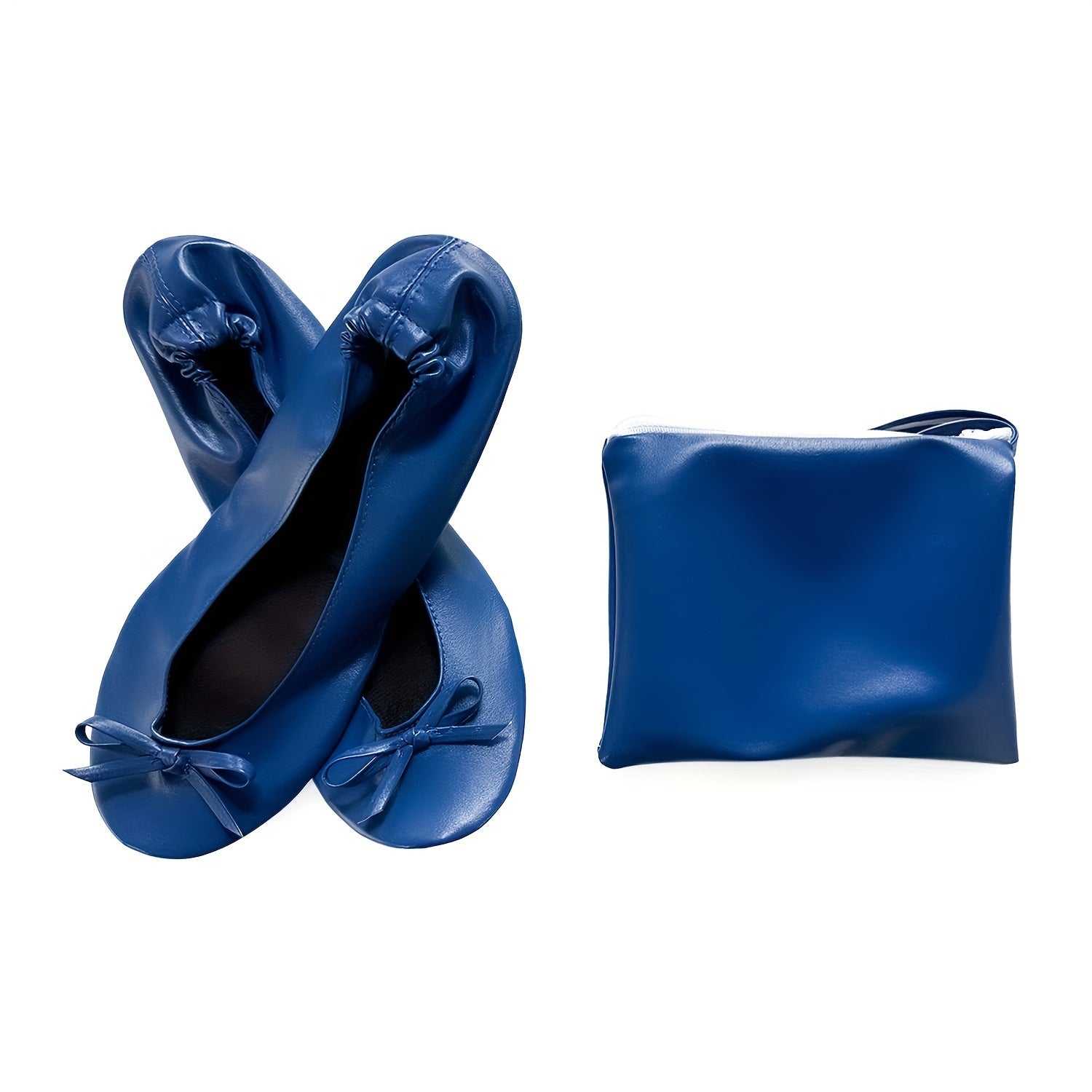 Women's Folding Indoor Dance Shoes Flat Slippers for Weddings