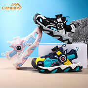 Детские вращающиеся ремешковые сандалии для мальчиков и девочек, легкие, противоскользящие, дышащие, повседневные пляжные и туристические туфли