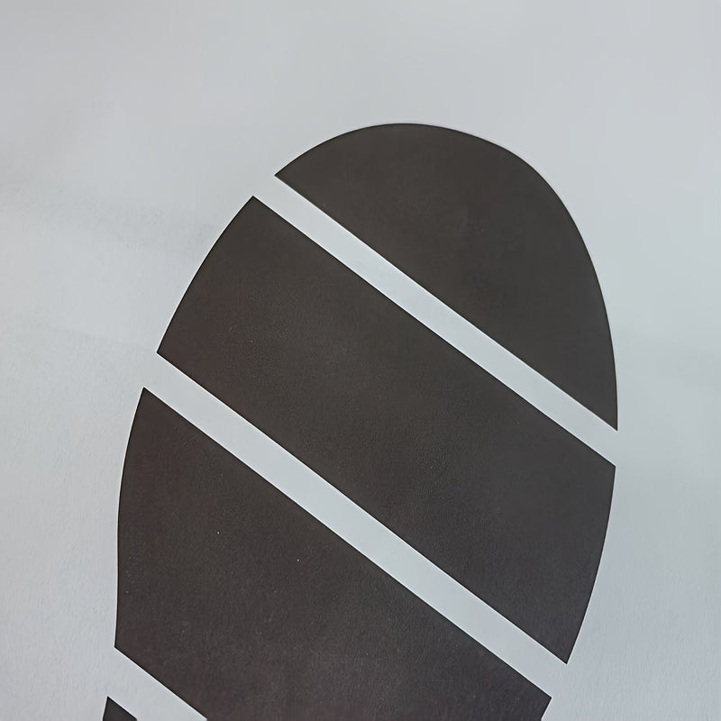 Disposable Car Foot Mats 50/100pcs Black Striped Paper Floor Protection