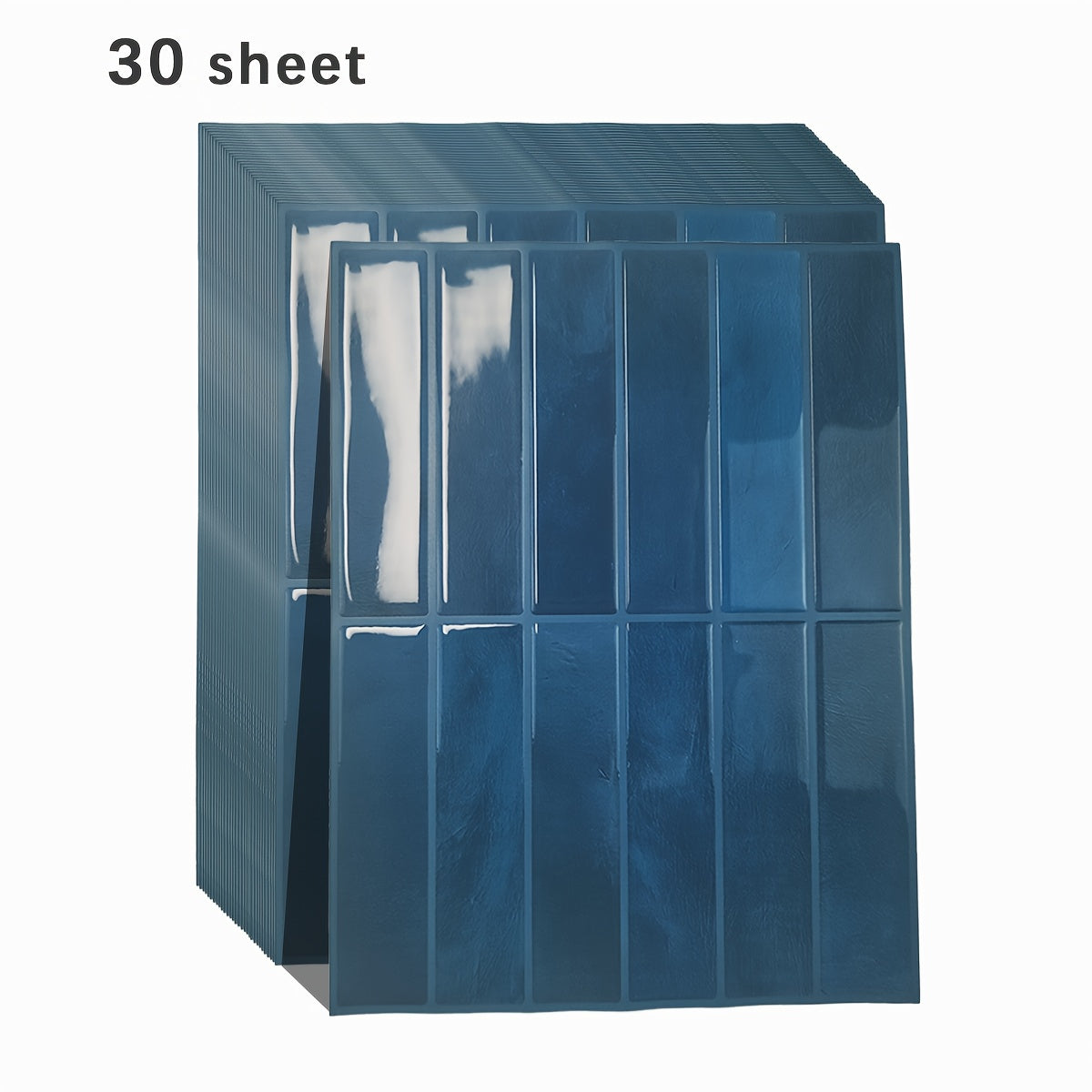 5Pcs 3D Self-Adhesive Wall Tiles Waterproof Heat-Resistant Bathroom Kitchen Backsplash