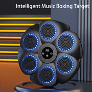 Wall-Mounted Wireless Boxing Machine with Adjustable Height Rechargeable Gloves Low Noise Black White