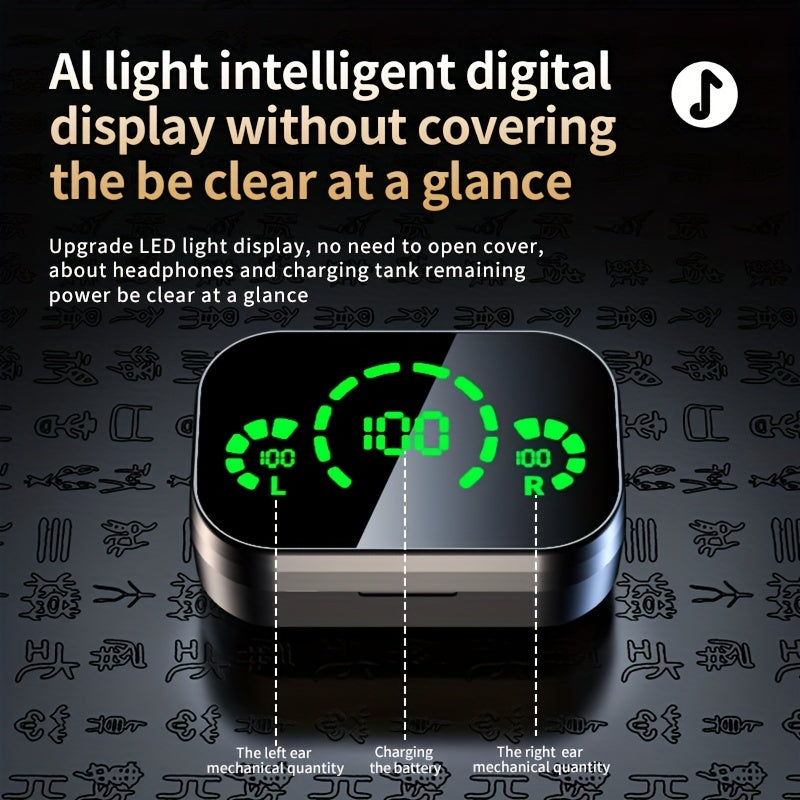 Wireless Earbuds for Xiaomi and iPhone with Touch Control Rechargeable 800mAh Battery