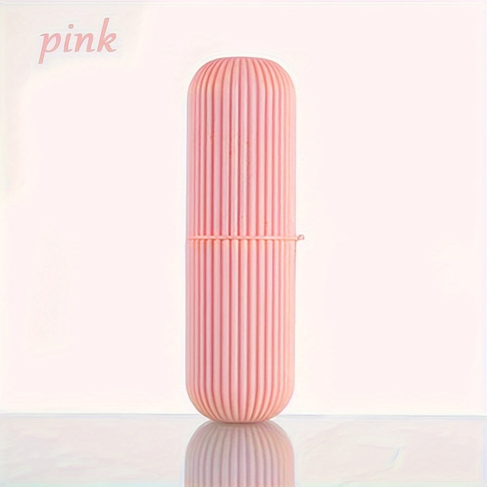 Sayohat uchun tish cho'tkasi va og'iz bo'shlig'ini yuvish uchun stakan saqlash qutisi, portativ tish pastasi tashkilotchisi