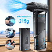 Портативный ручной турбонасос USB с перезаряжаемой батареей, регулируемая скорость