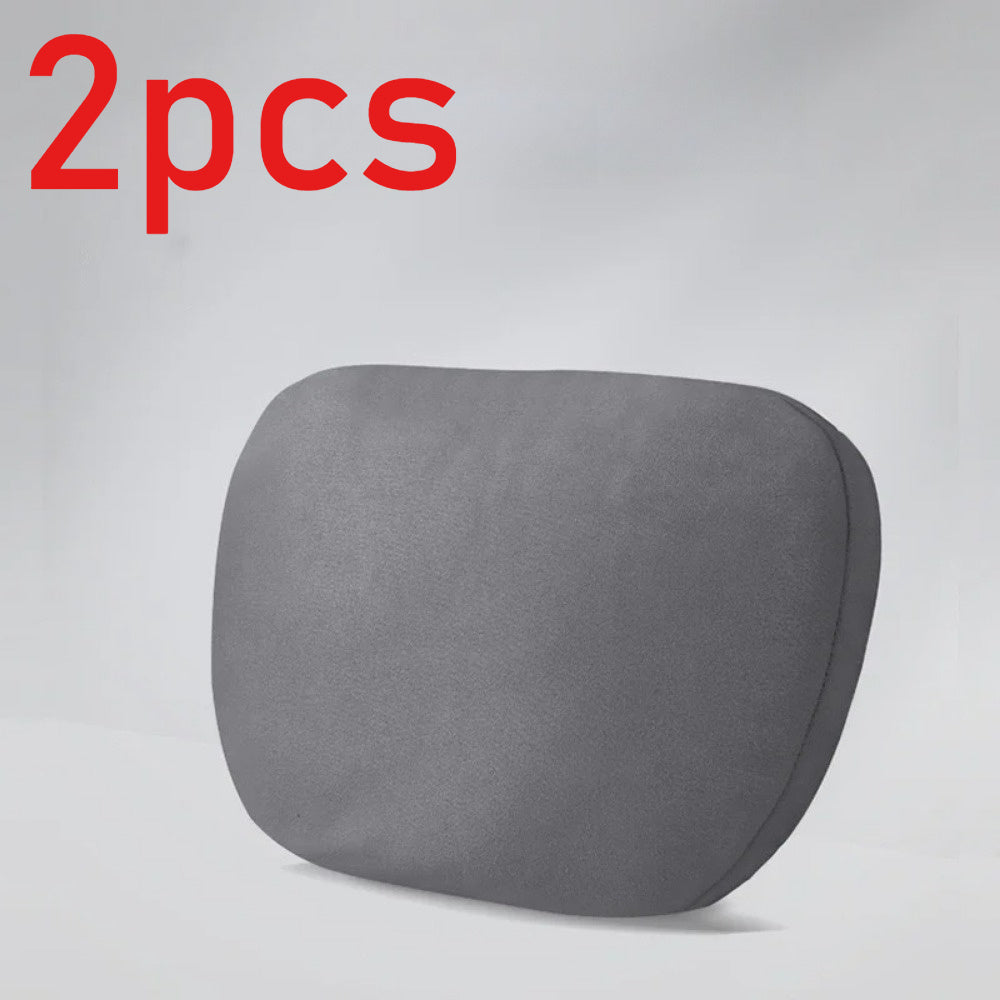 2 Pieces Car Headrest Set Luxury Neck Pillows for Driver Passenger Comfort