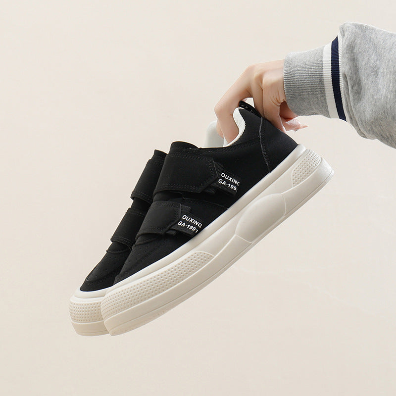 Women's White Sneakers Spring Thick Sole Athletic Casual Shoes