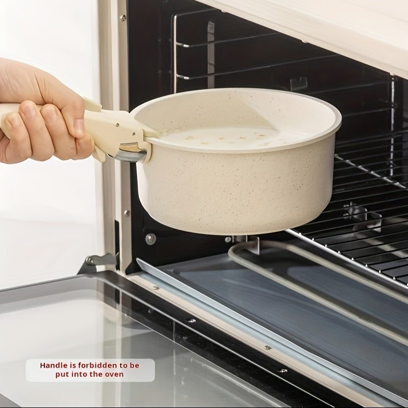 Zamonaviy alyuminiy oshxona to'plami, ajraladigan tutqich bilan, induksiya, gaz, elektr pechlar va mikroto'lqinli pech uchun, yopishmaydigan, oson tozalash uchun