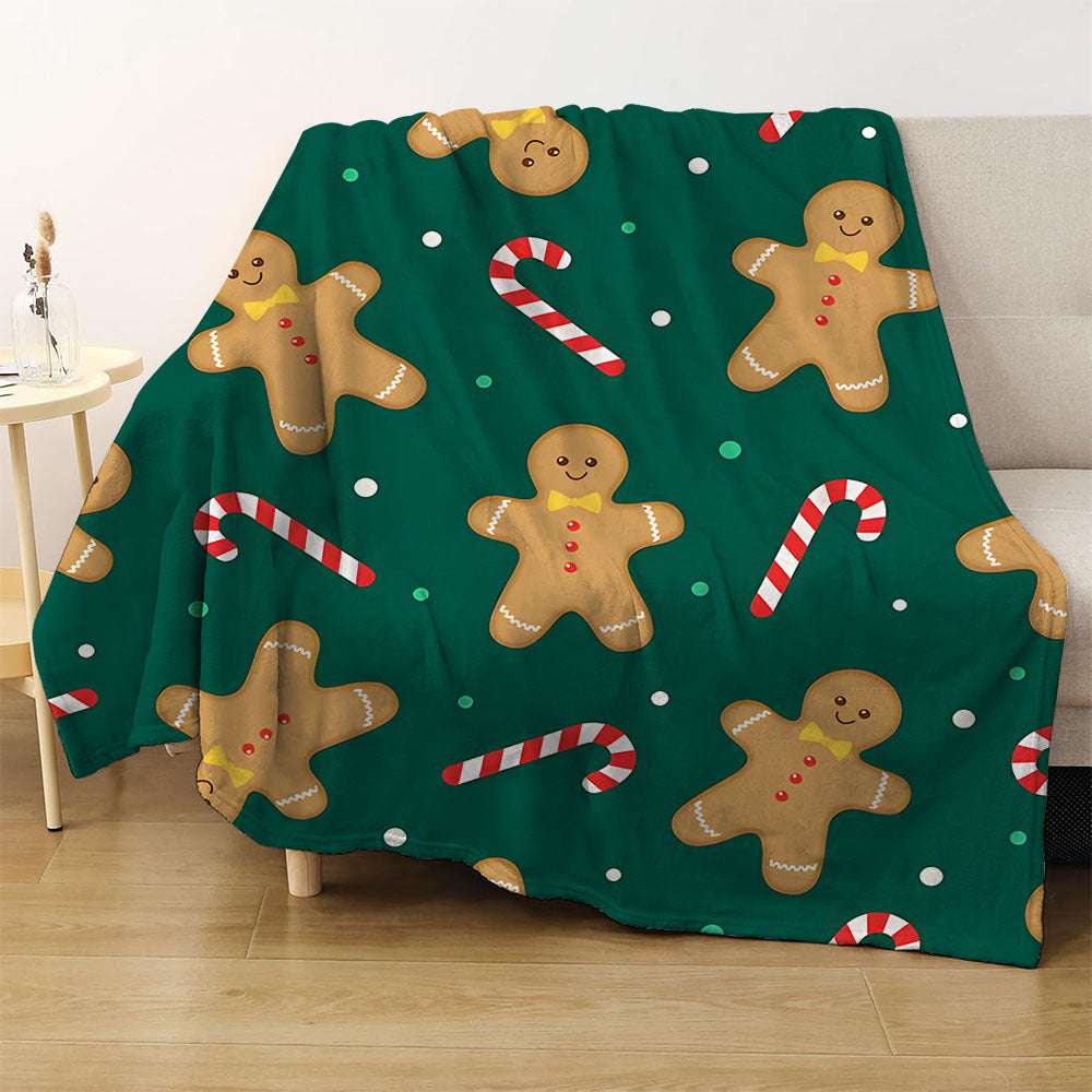 Warm Flannel Throw Blanket for Adults Soft Cozy Cuddle Bed Couch Camping Travel