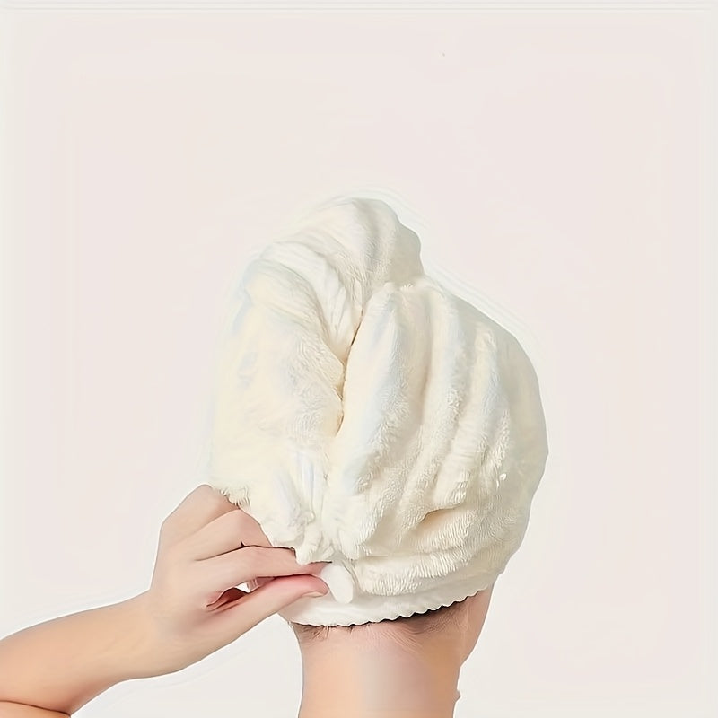 Soft Polyester Hair Towel Pack for Quick Drying and Gentle Use