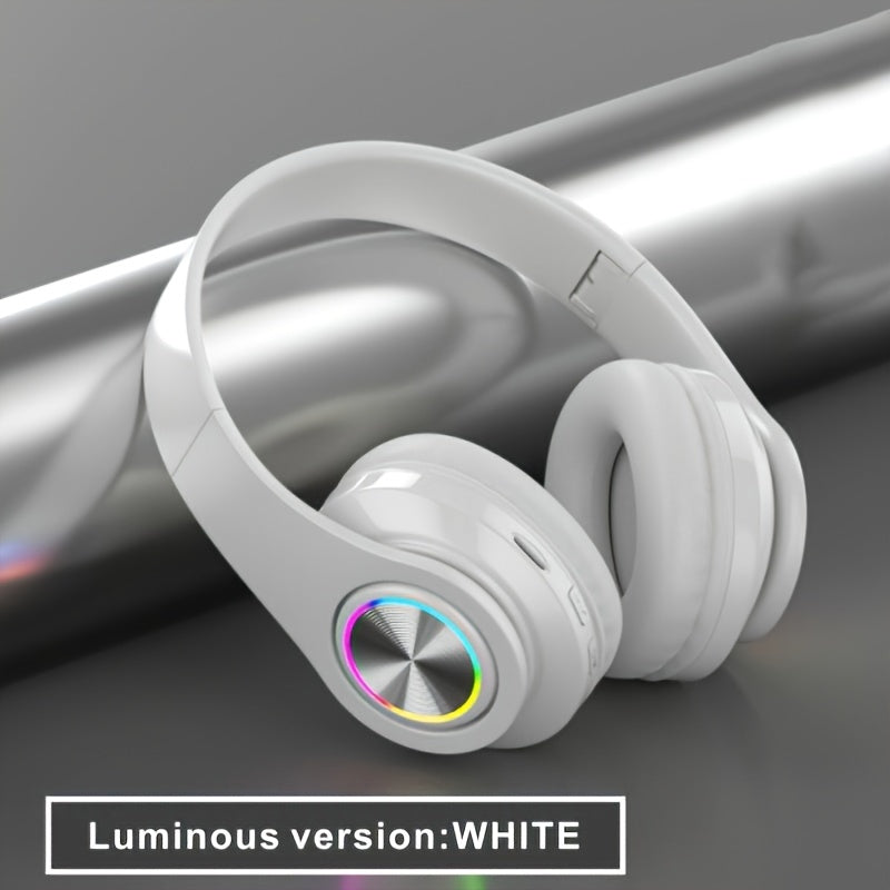 Wireless Earphones with AUX Port Foldable Wireless Headphones with Volume Control