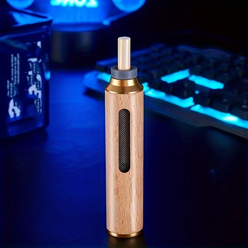 Mini Wooden Car Ashtray Smoke-Resistant Organizer for Vehicle and Office