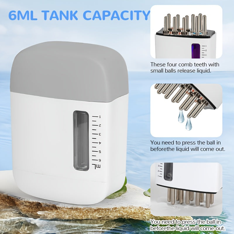 Sunhill Portativ Soch Massaj Taragichi - USB Qayta Zaryadlanadigan, barcha soch turlari uchun mos.