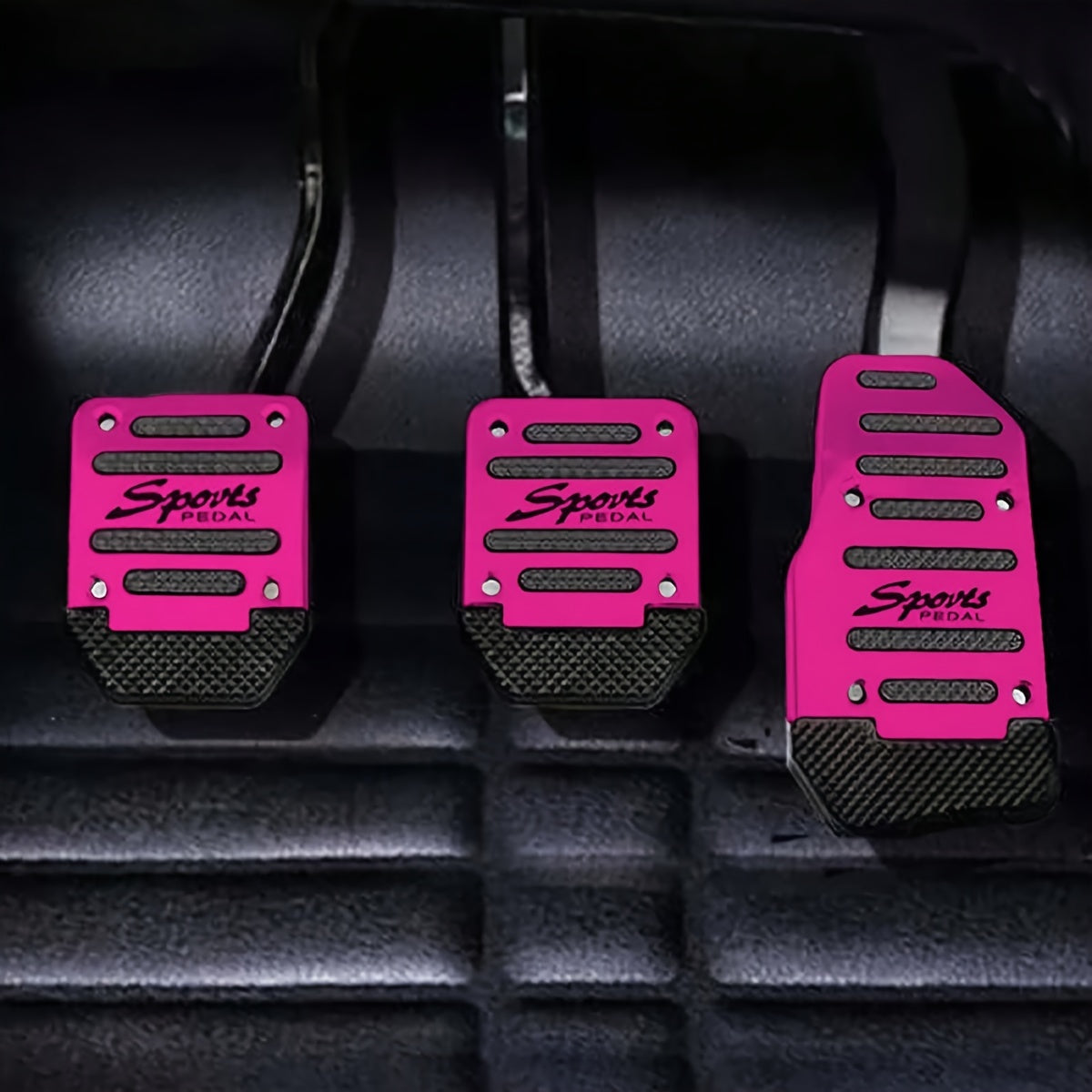 3PCS Universal Non-Slip Car Pedal Pads Accelerator Brake Gear Cover