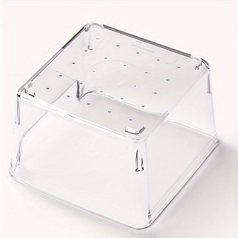 Transparent Acrylic Drawer Storage Box for Stationery Organization in Dormitories, 2 Sizes