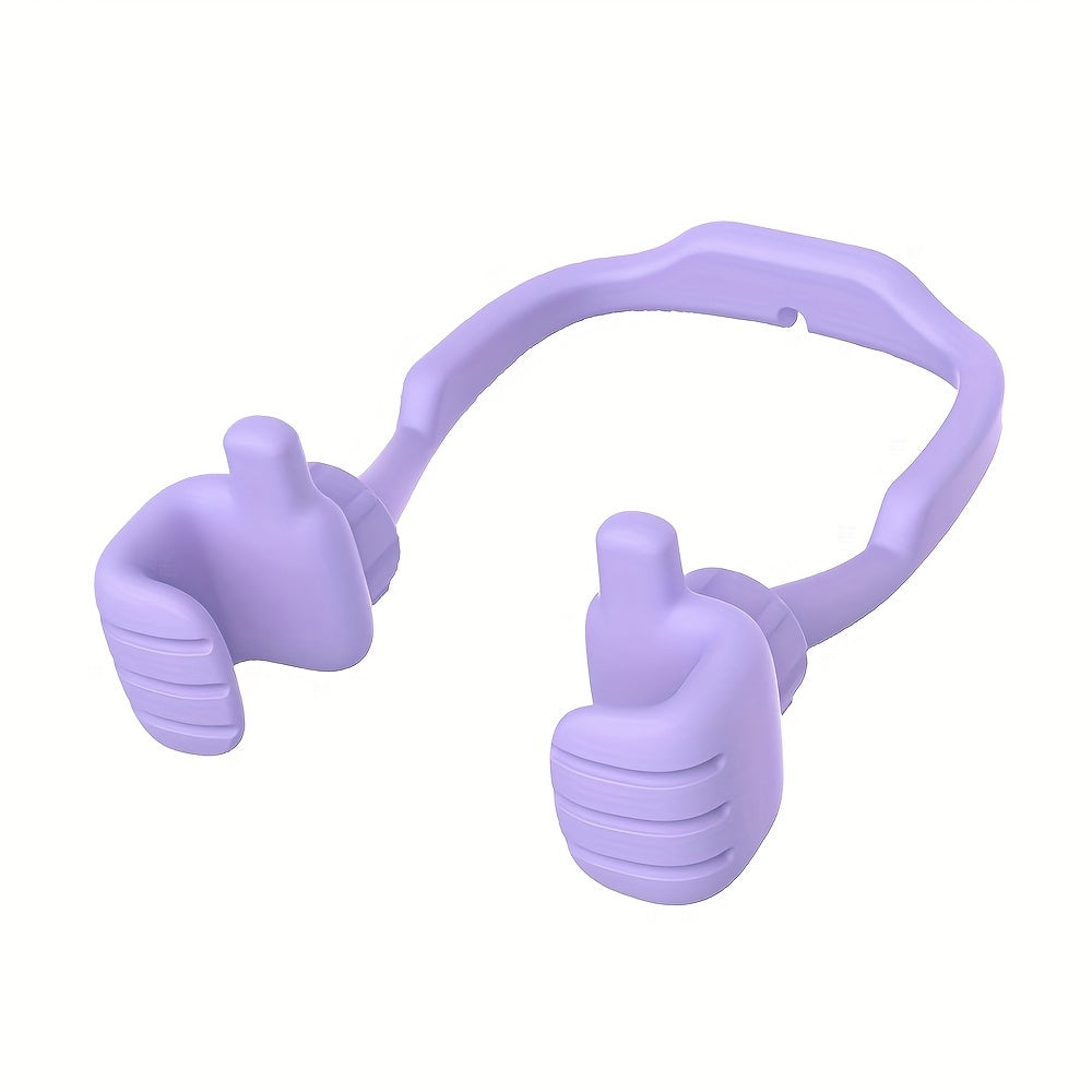 Adjustable Phone Holder with 360° Rotation, Portable Desktop Stand, Sturdy Plastic