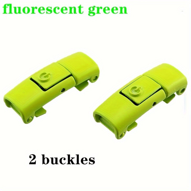 Uniseks metall No-Tie Lazy shoelace buckles turli ranglar, oson bir tugma bilan