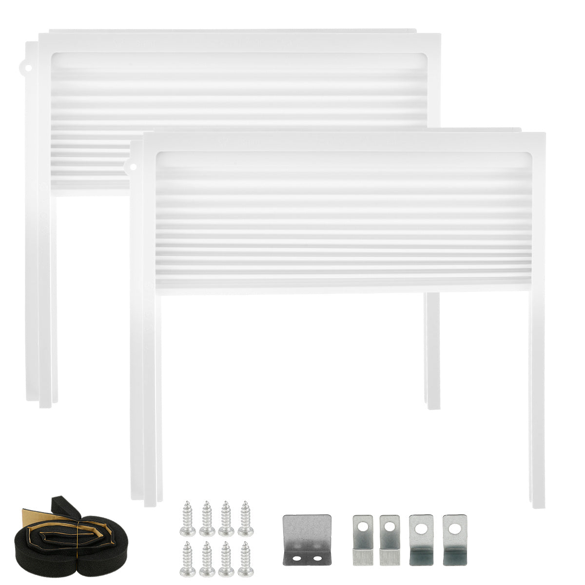 Adjustable Window Air Conditioner Side Panels Frame Kit Dust-Proof Insulation