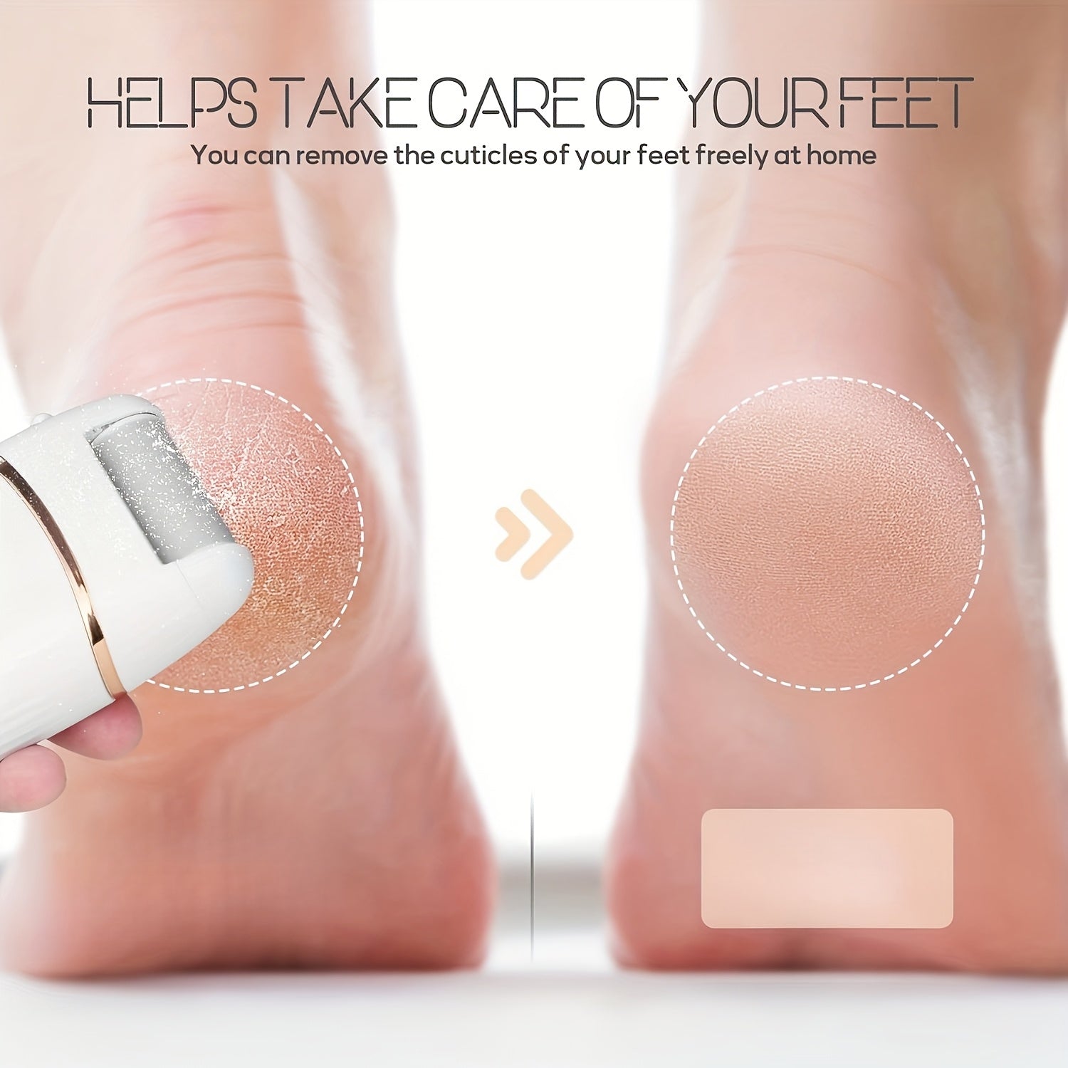 Portativ zaryadlanadigan elektr oyoq fayli, 2 tezlikda va litiy batareyasi bilan, simsiz, o'lik terini olib tashlash, eski kalluslarni olib tashlash, oyoq go'zalligi va kattalar uchun ta'mirlash uchun 5 maydalash boshliqlari bilan.