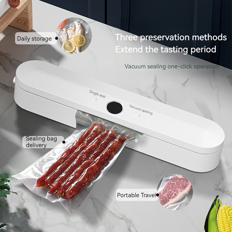 Vacuum Sealing Machine for Food Preservation Dry Wet Snacks Household Use