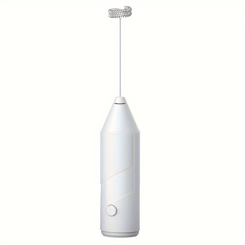 Handheld Electric Mixer with 2 AA Batteries Stainless Steel and Plastic