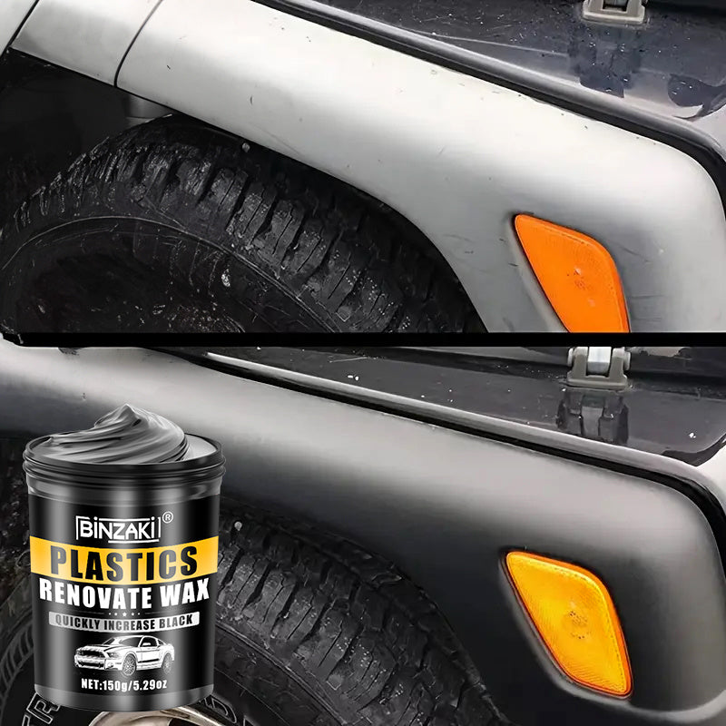 Plastic Restorer for Car Bumpers and Dashboards Deep Gloss Black