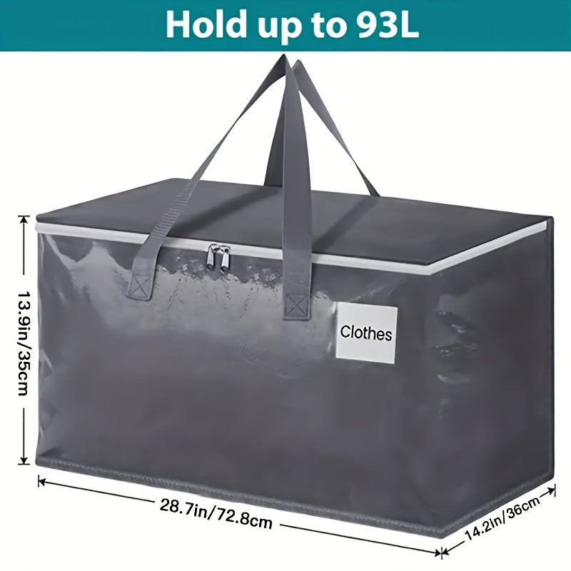 Gran bolsa de transporte plegable con capacidad para 20 kg, resistente y con asas