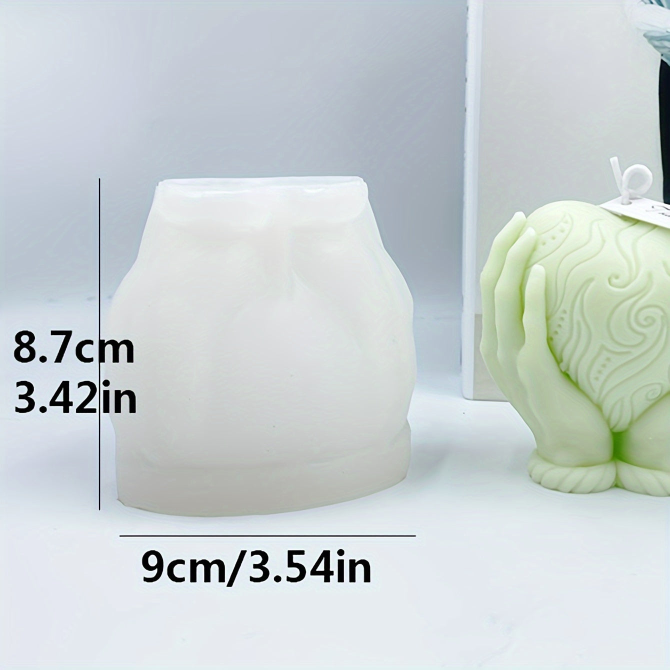 Valentine's Day Silicone Candle Mold Heart-Shaped Soap Gypsum Decoration
