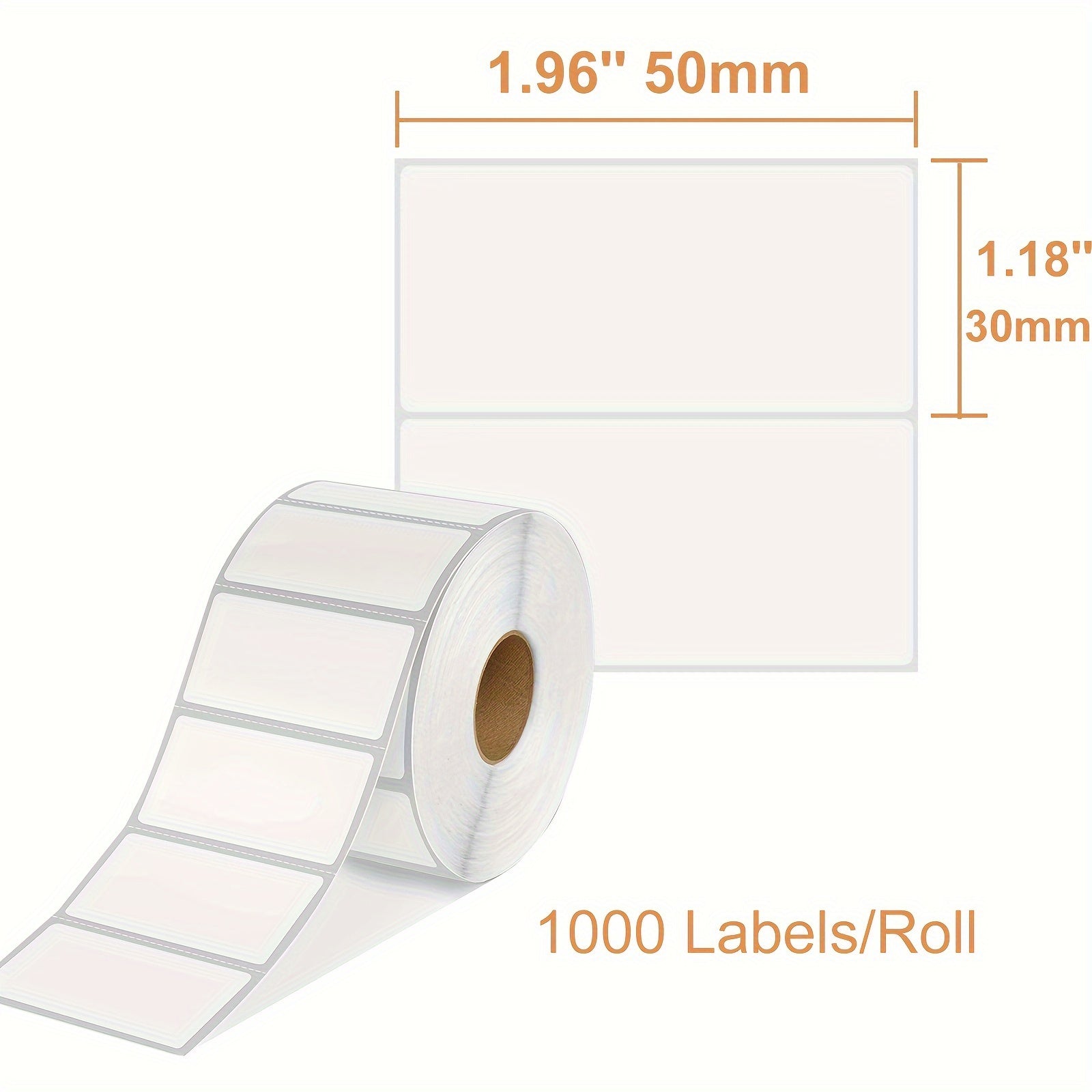 50x30mm Thermal Barcode Labels Adhesive Sticker Paper Pack of 1000