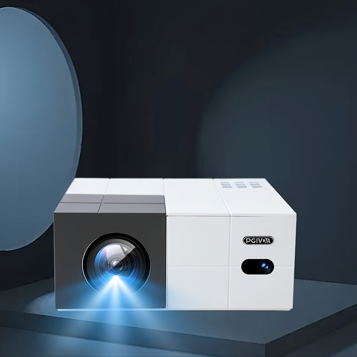 Full HD Wifi Projector 1080P 500 Lumens Portable with Built-in Speaker