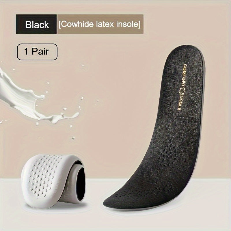 Unisex PU teri insoles anti-slip yostiqlash ikki qutilik