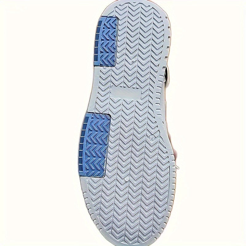 Men's Casual Skate Shoes Non-Slip Lace-Up Low Top PU Canvas All-Season