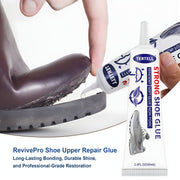 Strong Shoe Repair Glue for Sneakers Faux Leather Resin Crafts 2oz Flexible Bonding