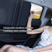 Universal avtomobil quyosh nurlari old va orqa oynalar uchun pardalar magnit himoya