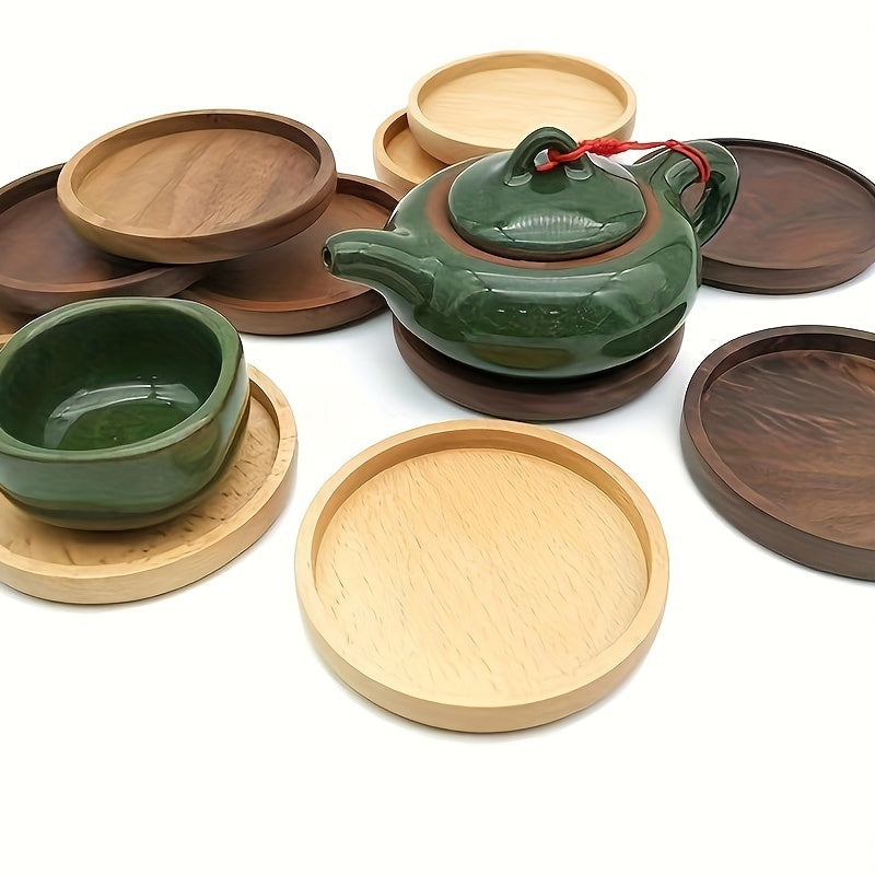 Yapon choy piyolalari uchun beechwood taglik, ijodkorlik va soddalik bilan qo'l bilan tayyorlangan, fabrikadan to'g'ridan-to'g'ri sotib olish uchun mavjud.