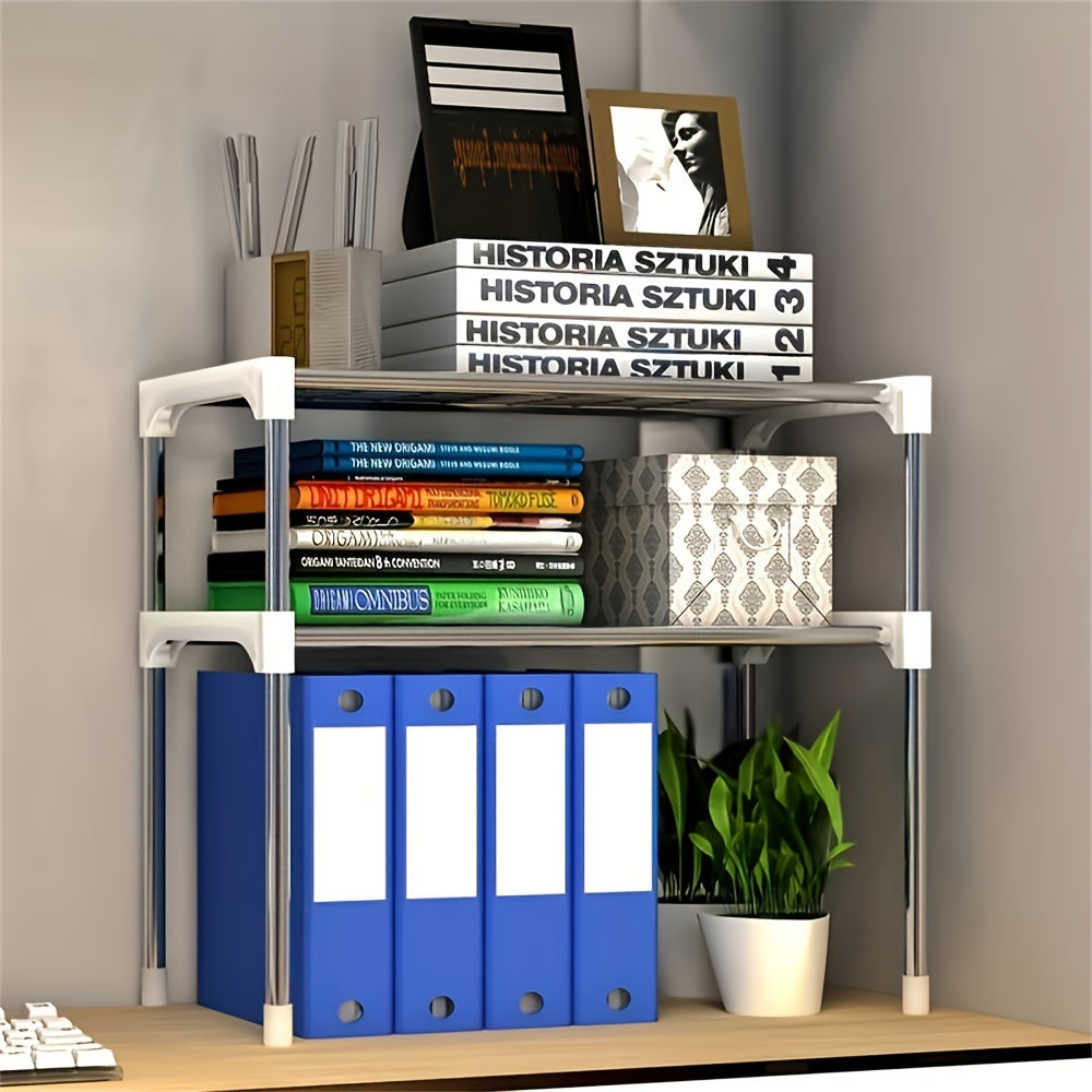 Sturdy Adjustable Microwave Stand with Storage and Utensil Holder