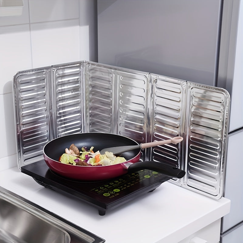 Aluminum Kitchen Stove Splash Guard for Gas and Electric Cooktops
