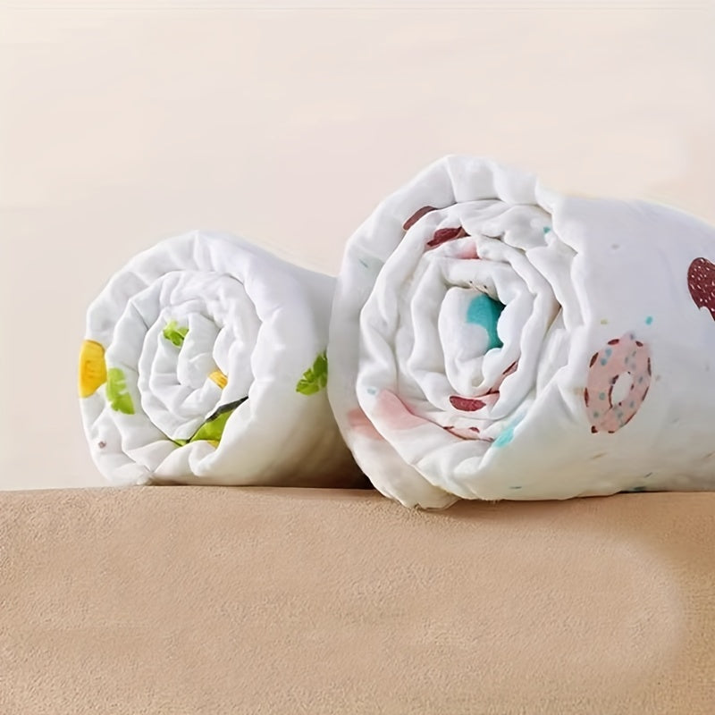 Kids' Bath Towel 69x90cm Bubble Gauze Soft Absorbent Lightweight Machine Washable