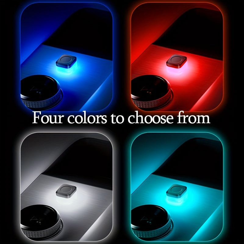 Car Interior Atmosphere Light, 4 Colors, Night Light, Car Accessories