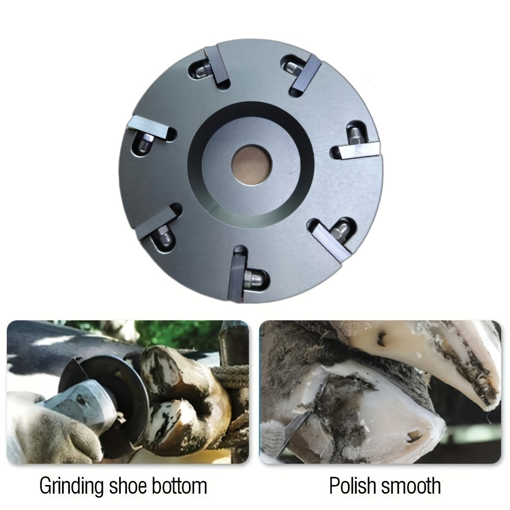 Horseshoe Knife Hoof Trimming Tool Steel Hoof Care Disc Plate