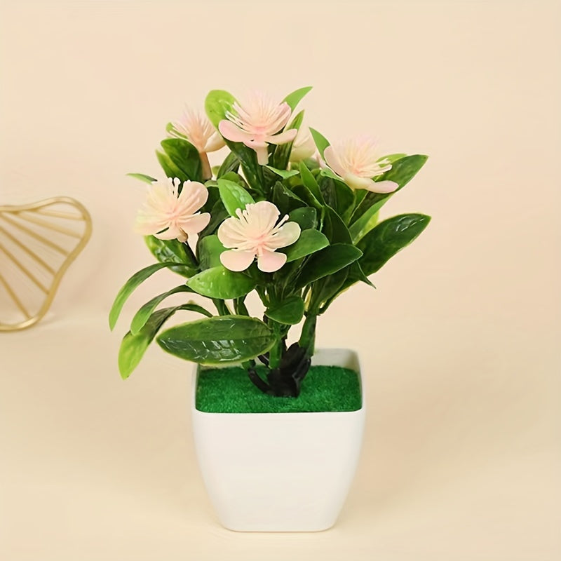 Искусственный декор с изображением сливового цветка, не требует батареек, для дома, спальни, на День святого Валентина, настольное украшение