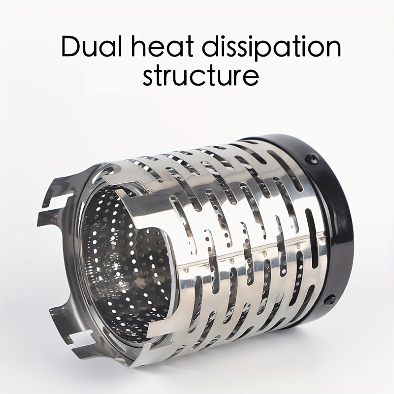 Turli pechka boshlariga mos keladigan ixcham zanglamas po'latdan yasalgan sayohat isitgichi, piyoda yurish va baliq ovlash kabi ochiq havoda faoliyatlar uchun ideal.